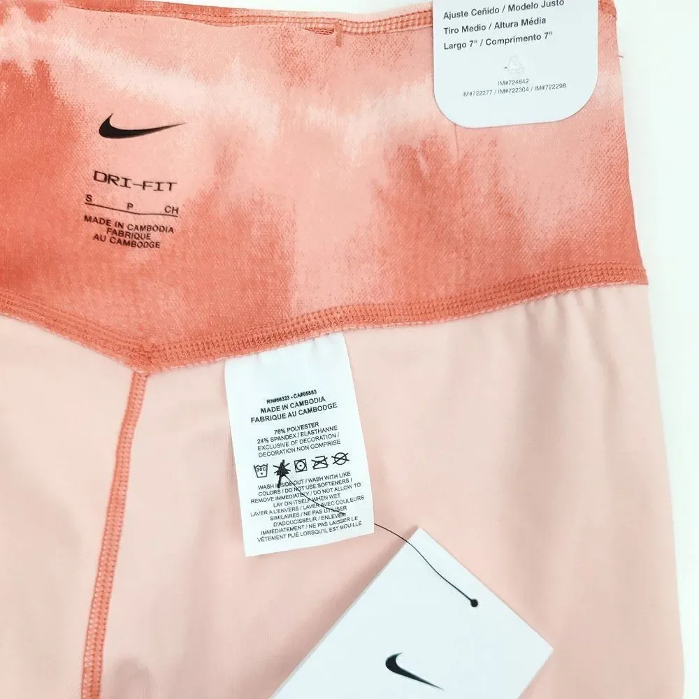 Nike One Luxe Women's 7" Mid Rise Training Shorts DO7814-827 - Picture 14 of 15